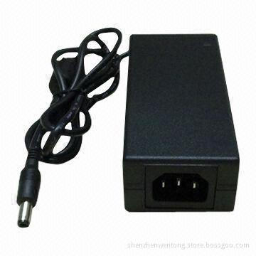 AC/DC Adapter for Notebook with 60W Output Power, Measures 120 x 53 x 32mm